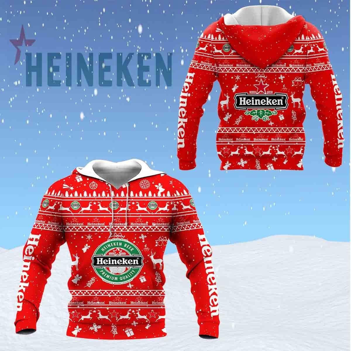 Heineken Shirt Fan Gift 182, Stylist Unisex 3d Hoodie Zip Hoodie