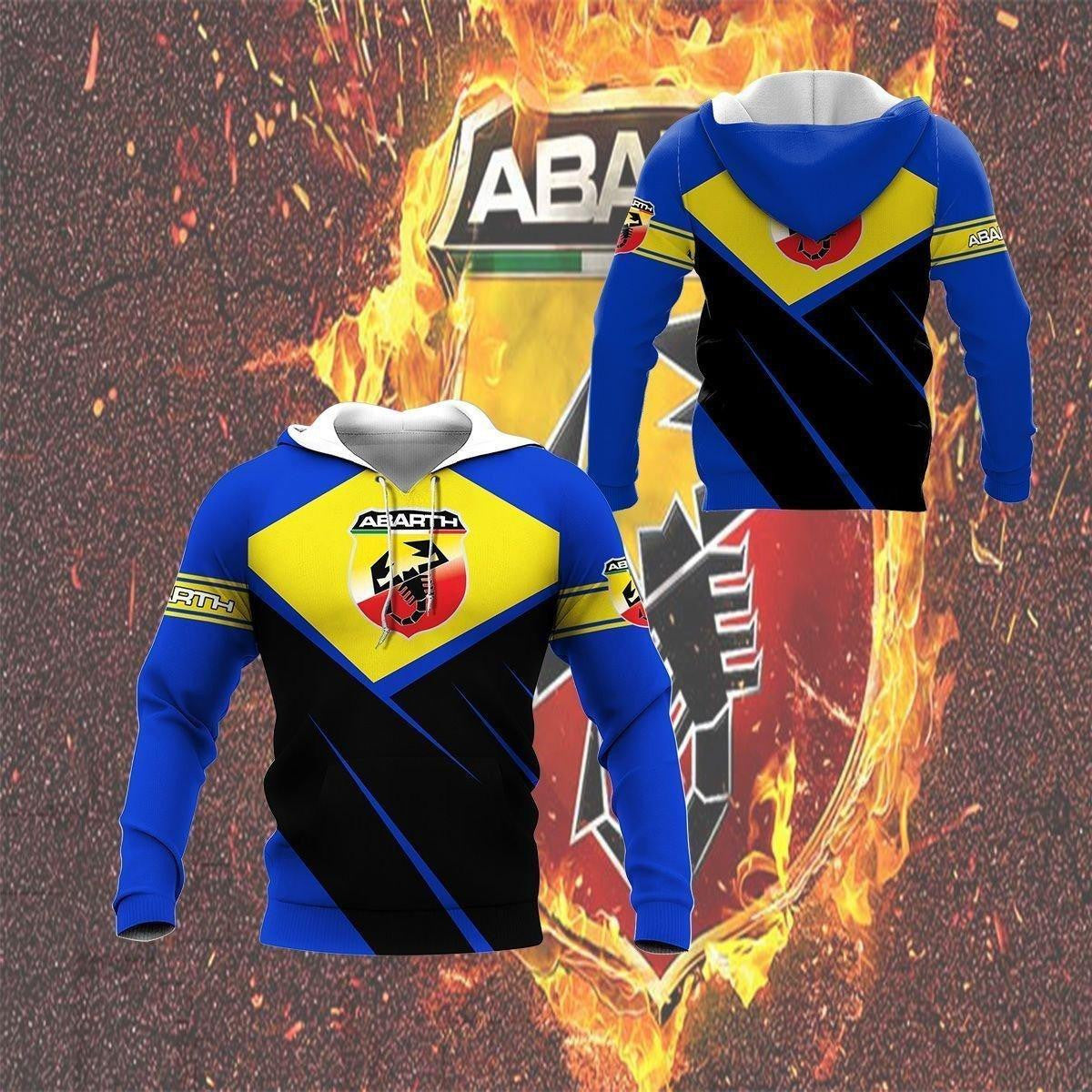 Abarth Shirt Fan Gift 10, Stylist Unisex 3d Hoodie Zip Hoodie