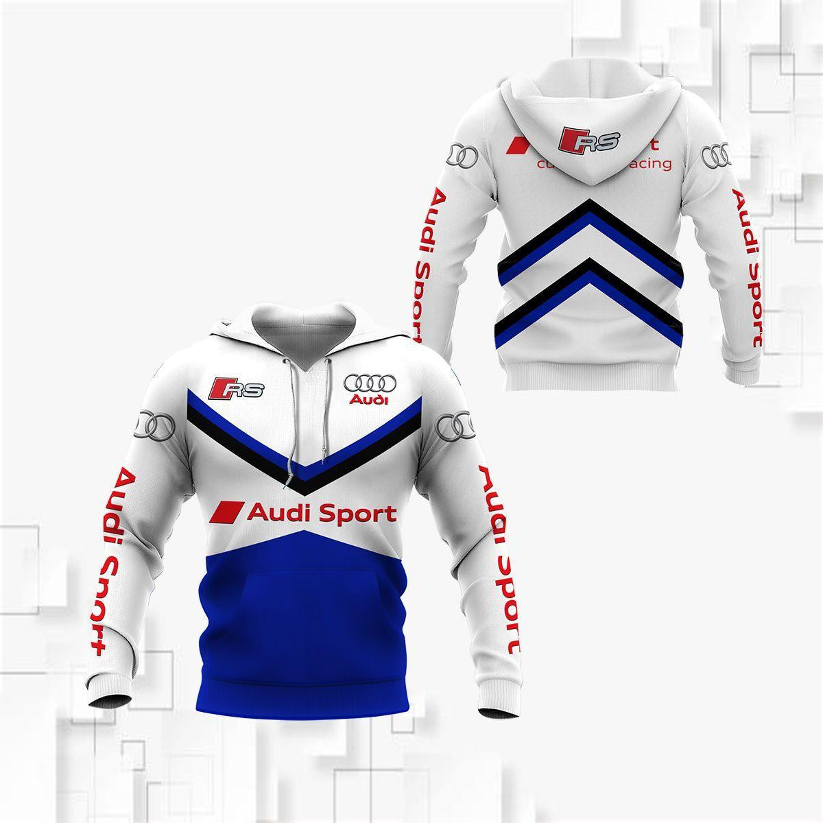 Audi Sport Luxury Car 8k323 Fan Gift 3d Zip Hoodie Hoodie Ii0