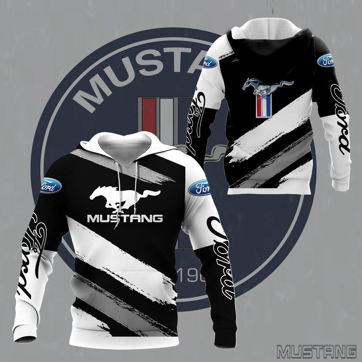 Ford Mustang Shelby Luxury Car 8k231 Fan Gift 3d Zip Hoodie Hoodie Ii0