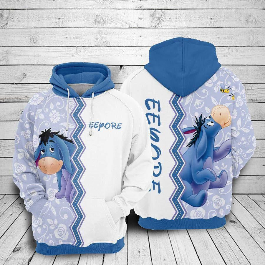Disney Winnie The Pooh, Eeyore Disney Ver30 Aop Hoodie