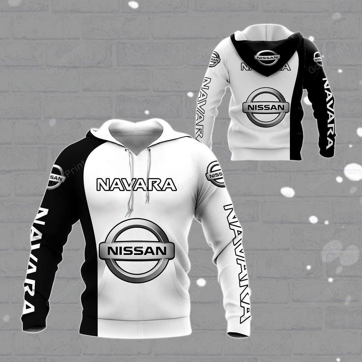 Nissan Navada All Over Print Hoodie, Zip Hoodie 160