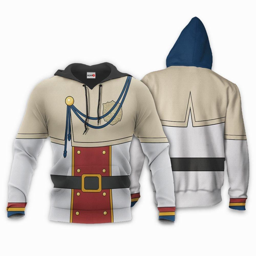 Golden Dawn Uniform Black Clove Anime 3k430 Fan Gift Stylist Unisex Cartoon 3d Hoodie Zip Hoodie
