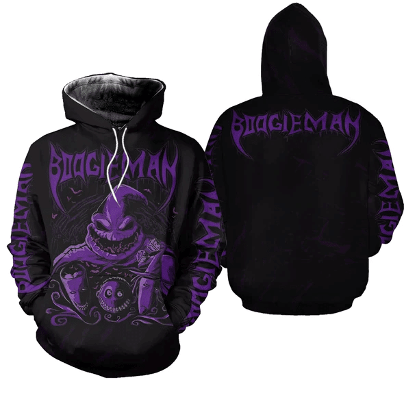 Boogieman Jack Skellington The Nightmare Before Christmas 164 Fan Gift Stylist Unisex Cartoon Graphic Outfits Aop Hoodie