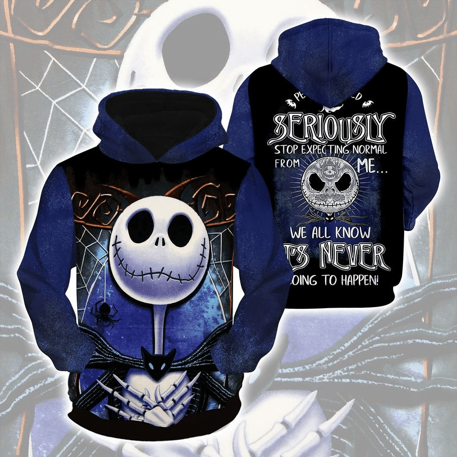 Jack Skellington We All Know It's Never Going To Happen All Over Print Hoodie 52