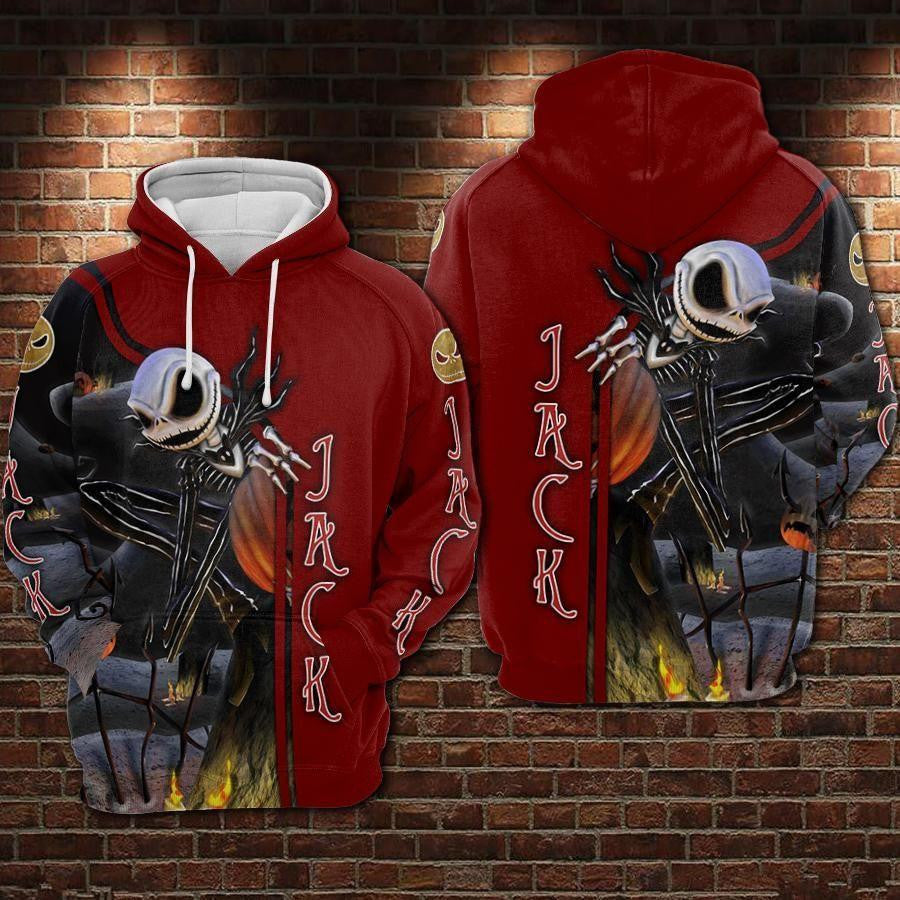Nightmare Before Christmas Jack Skellington Pumpkin King Ver51 Aop Hoodie