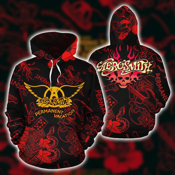 Aerosmith Music Band Thank You For The Memories 2k578 Lover Gift ,aerosmith Music Band All Over Print 3d Hoodie