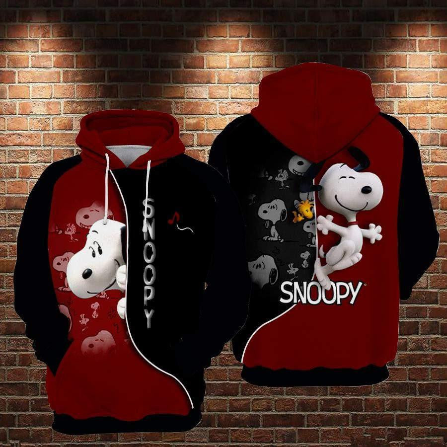 Snoopy The Peanuts, Funny Snoopy Ver119 Aop Hoodie