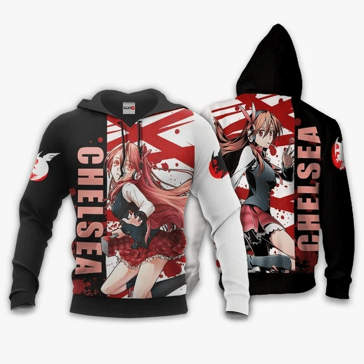 Akame Ga Kill Chelsea Anime Manga For Men And Women 3d Hoodie Zip Hoodie