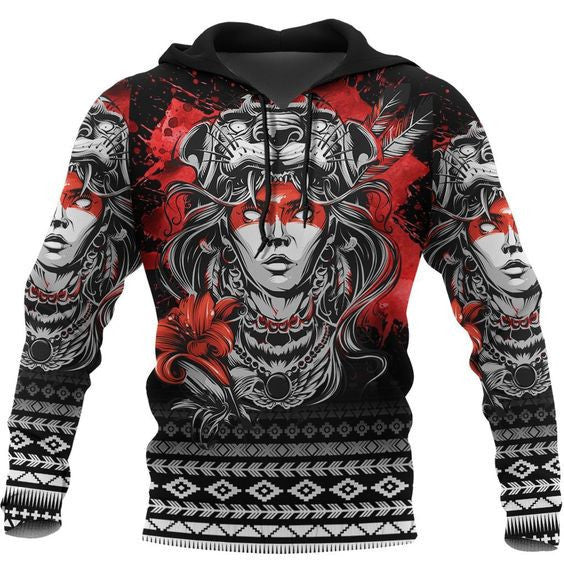 Aztec Jaguar Warrior - Hoodie