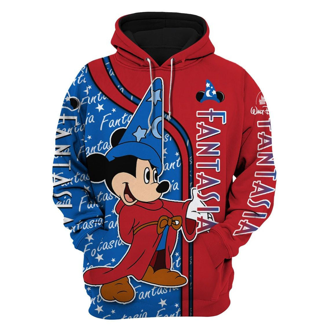 Mickey Mouse Fantasy Disney Fan Gift, Mickey Mouse Fantasy Gift, Mickey Mouse Fantasy Aop Hoodie, Zip Hoodie