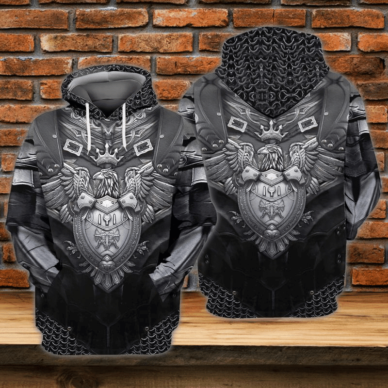 Armor Eagle Gift For Men And Women 3d Hoodie Zip Hoodie