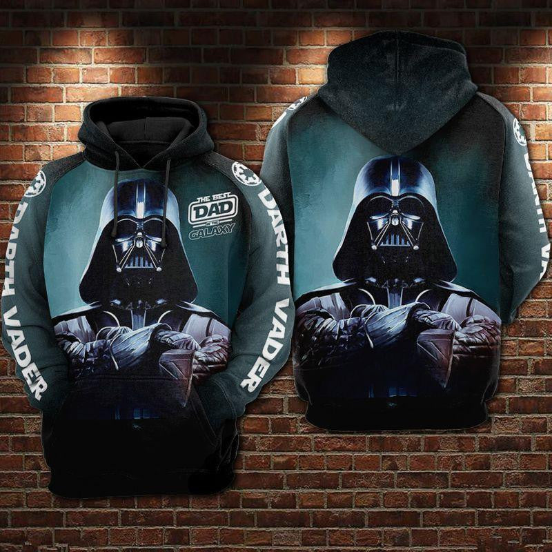 Darth Vader Star Wars The Best Dad Of The Galaxy All Over Print Hoodie