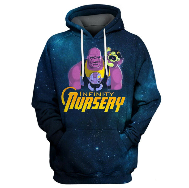 Marvel Hoodie Infinity Nursery 3d Hoodie Zip Hoodie