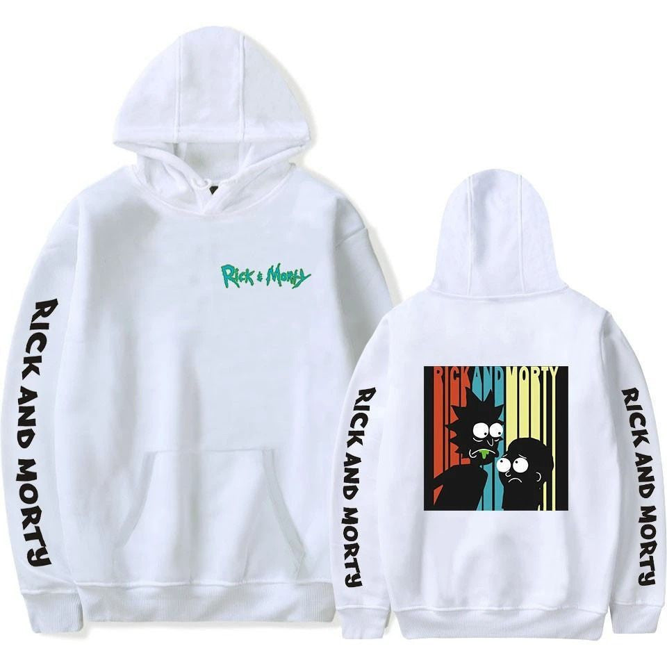 Cartoon Rick And Morty Gift For Men And Women Over Print 3d Hoodie Zip Hoodie 874
