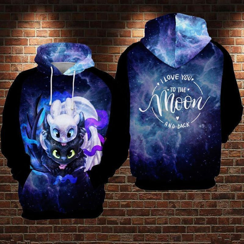 For Toothache Lovers I Love You To The Moon And Back 3d Hoodie