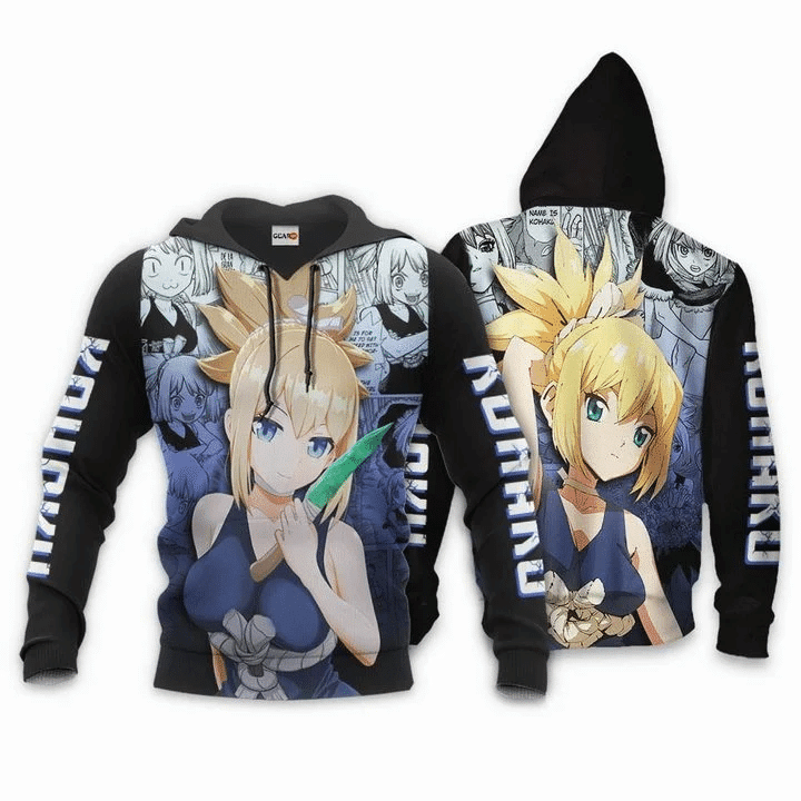 Kohaku Anime Manga Dr Stone 2 For Men And Women 3d Hoodie Zip Hoodie
