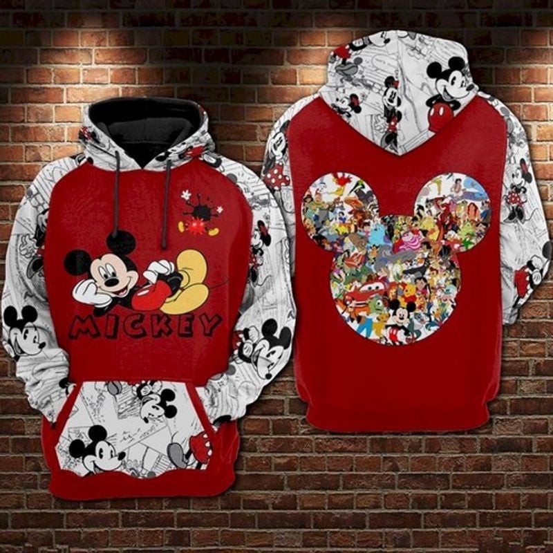 Mickey And Friends Disney 3d Hoodie