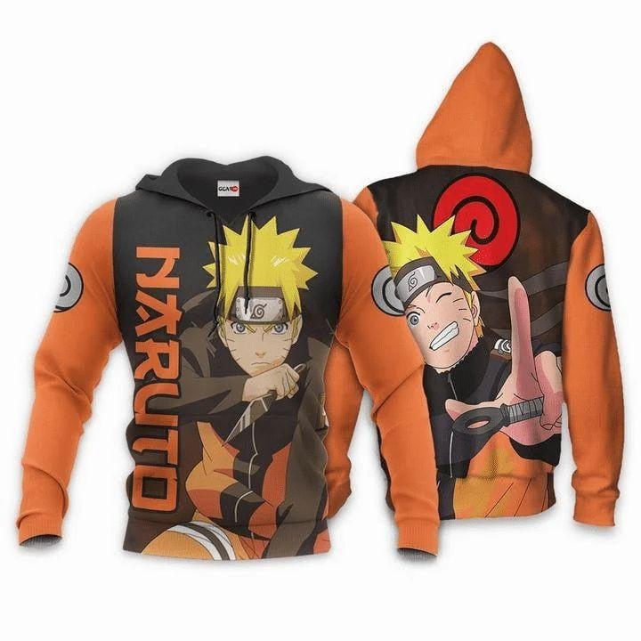 Uzumaki Naruto Anime Manga Aop Hoodie
