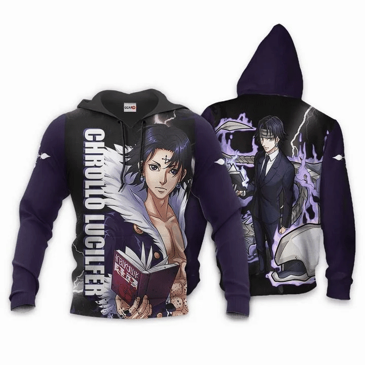 Chrollo Lucilfer Anime Manga Hunter X Hunter For Men And Women 3d Hoodie Zip Hoodie