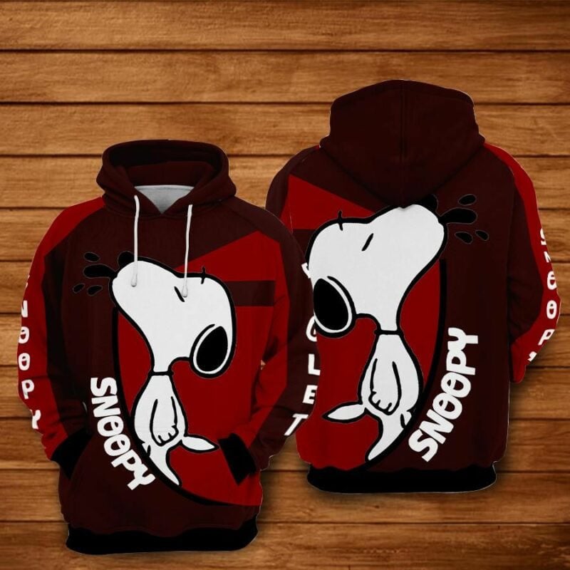Snoopy Cartoon Peanuts 7 Over Print 3d Hoodie Zip Hoodie