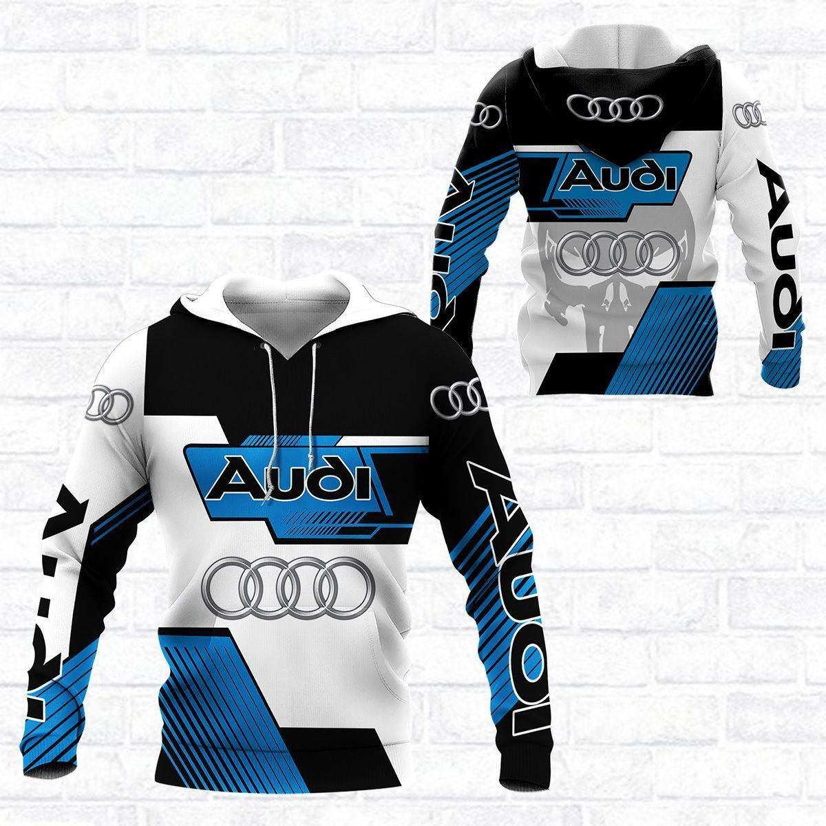 Audi Shirt Fan Gift 446, Stylist Unisex 3d Hoodie Zip Hoodie