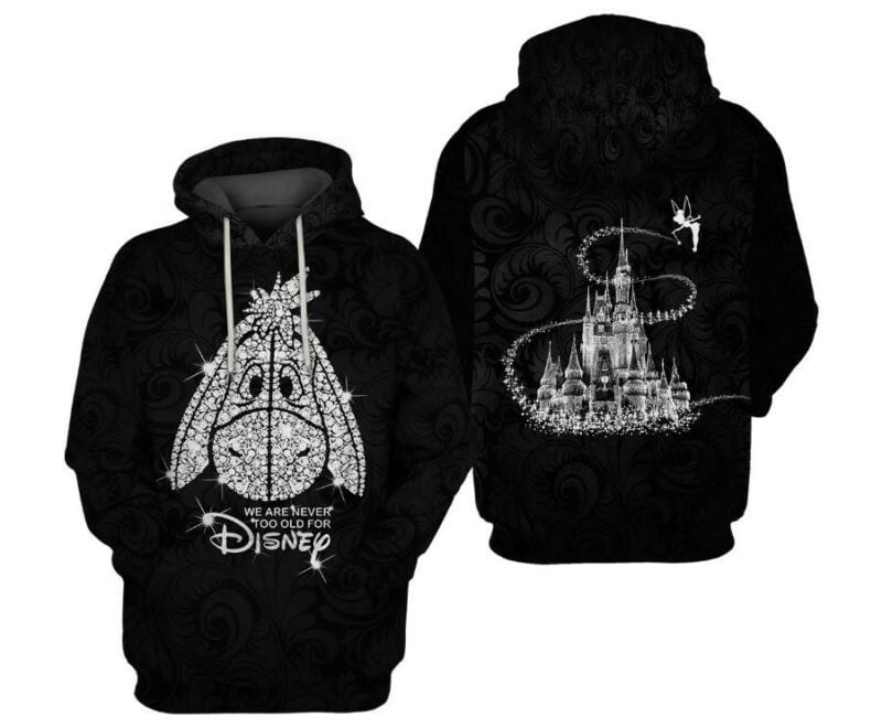 Winnie The Pooh Eeyore 3d Hoodie Zip Hoodie