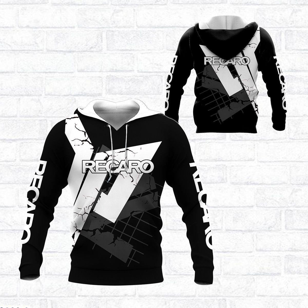 Recaro Shirt Fan Gift 344, Stylist Unisex 3d Hoodie Zip Hoodie