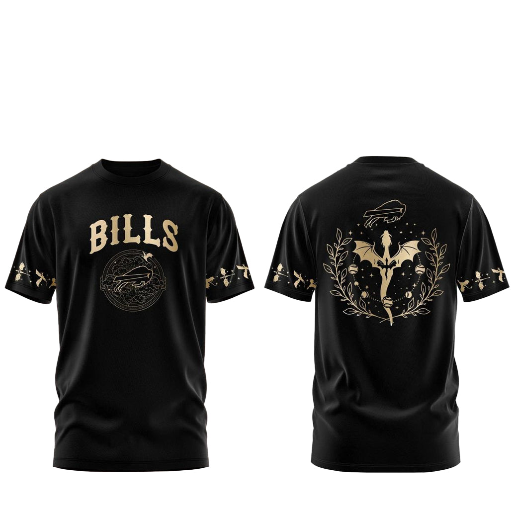 Buffalo Bills Fourth Wings Night Football League Game 2026 Black Shirt